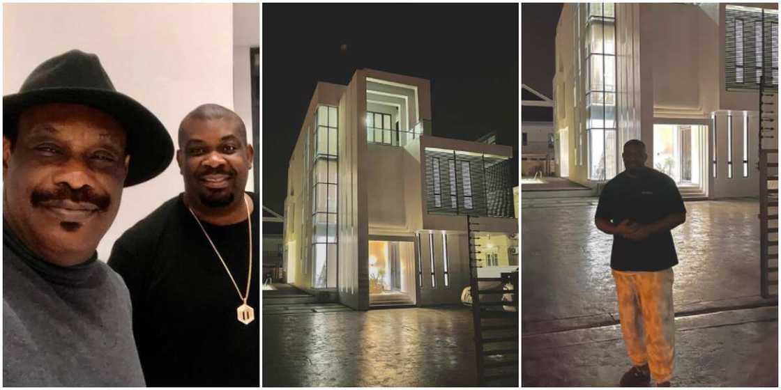Don Jazzy's father excited as producer acquires luxury mansion in Lagos Don Jazzy's father excited as producer acquires luxury mansion in Lagos