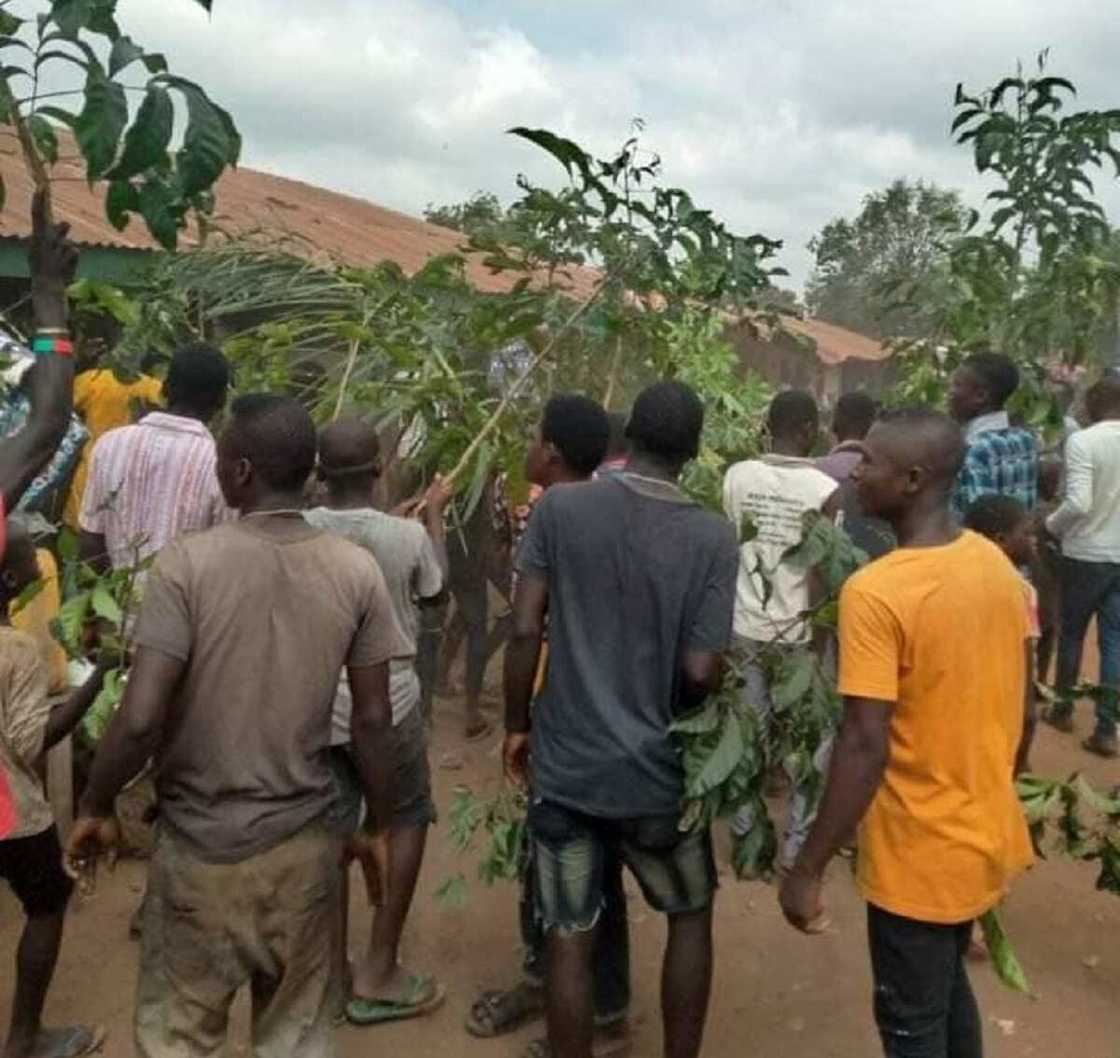 A dawo mana da mazakutarmu: Hotunan fusatattun matasa suna zanga-zanga a Benue