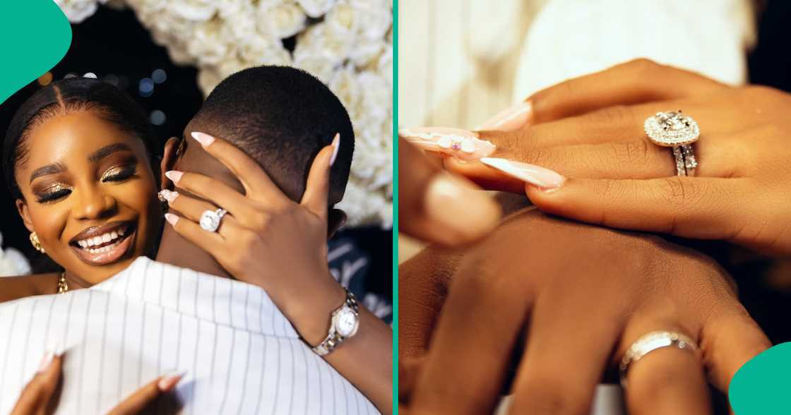 Cost of Priscilla Ojo's second proposal ring goes viral online.