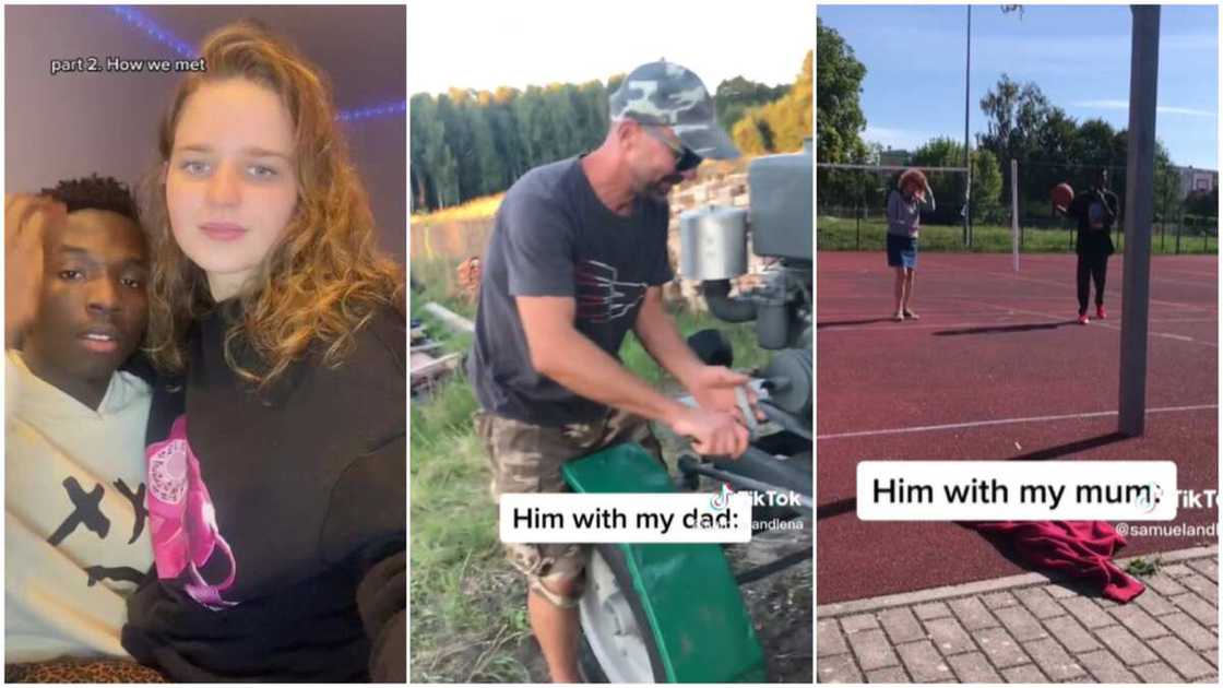 Interracial couple/Lady took boyfriend home. Interracial couple/Lady took boyfriend home.