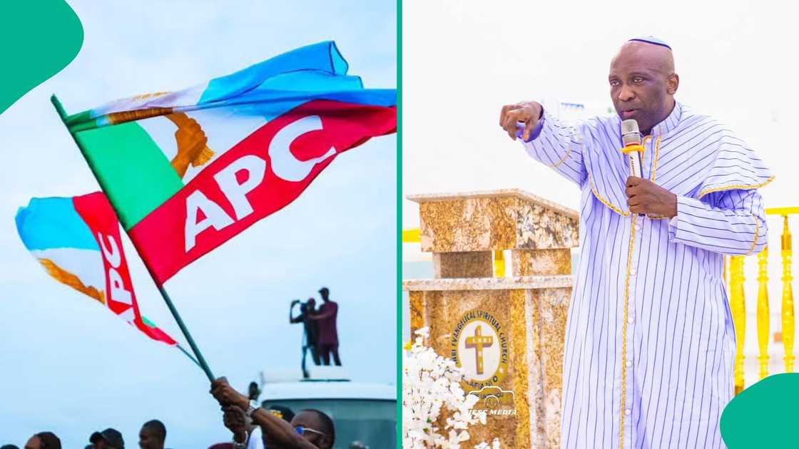 Primate Elijah Ayodele says the APC is on a path of decline, warning of challenges facing the ruling party in a new prophecy. Primate Elijah Ayodele says the APC is on a path of decline, warning of challenges facing the ruling party in a new prophecy.