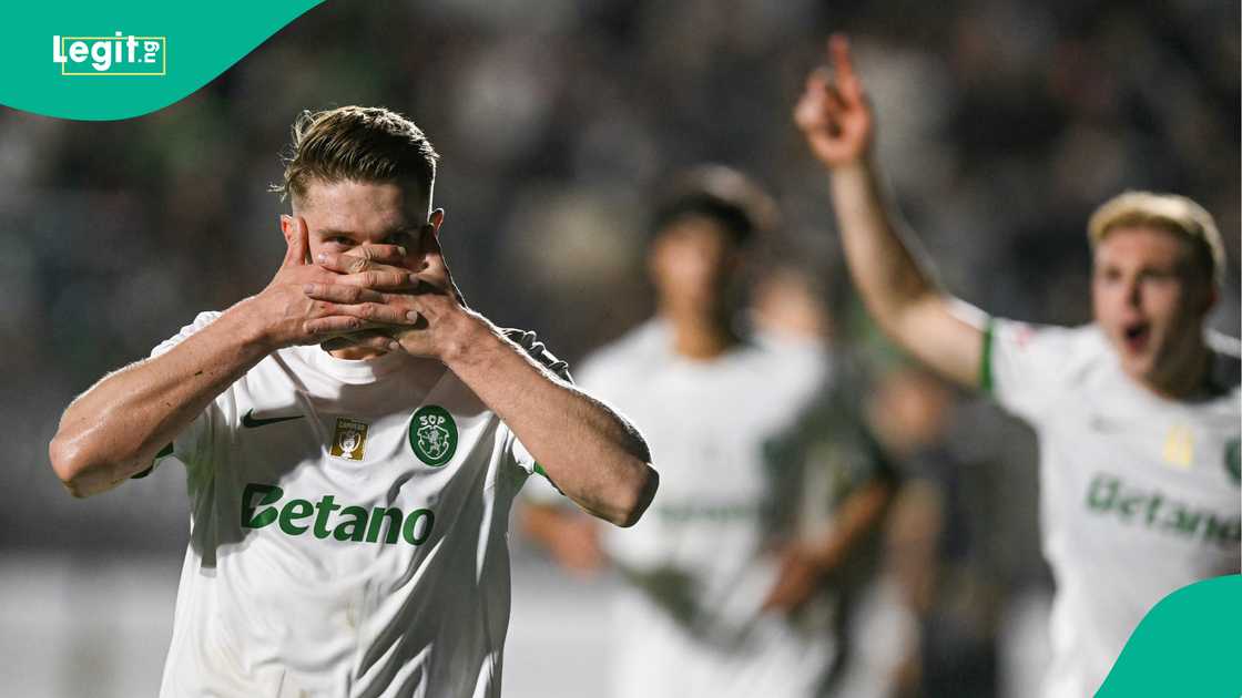 Viktor Gyokeres, Sporting Lisbon, Portugal. Viktor Gyokeres, Sporting Lisbon, Portugal.