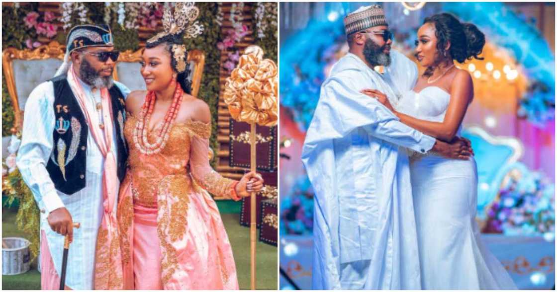 Actress Mbong and her husband Actress Mbong and her husband