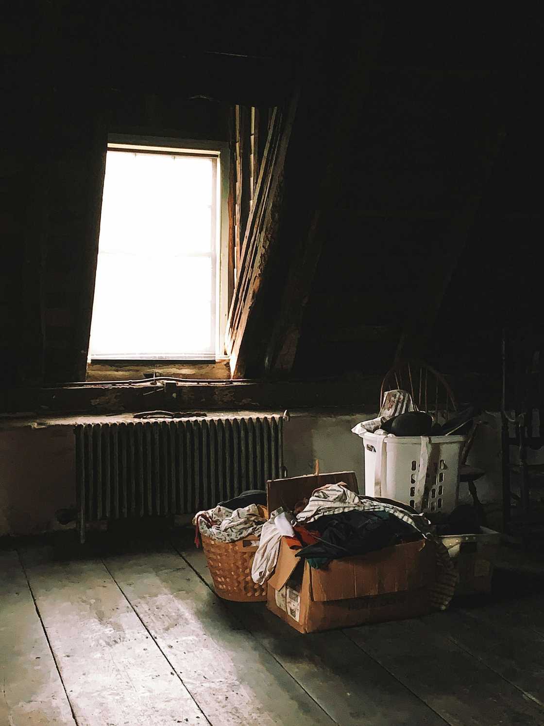 Novels An untidy-looking room in a lifeless house.