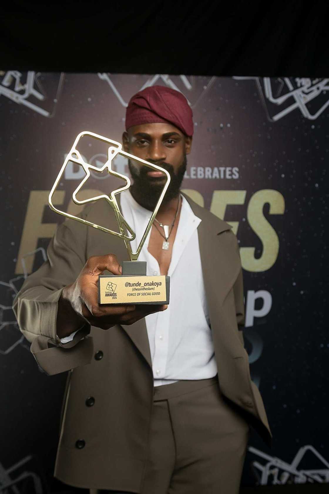 Tunde Onakoya, The Force of Social Good Award, Trendupp Award 2024 Tunde Onakoya, The Force of Social Good Award, Trendupp Award 2024