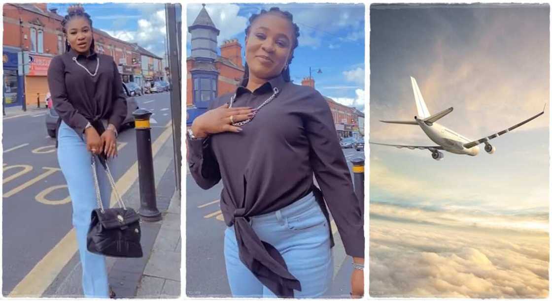 Nigerian lady on vacation in the UK says she may not return. Nigerian lady on vacation in the UK says she may not return.