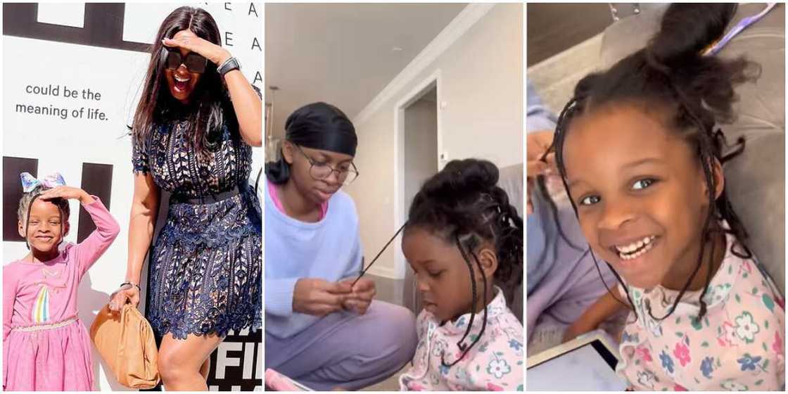 Paul Okoye's wife and their daughter Paul Okoye's wife and their daughter