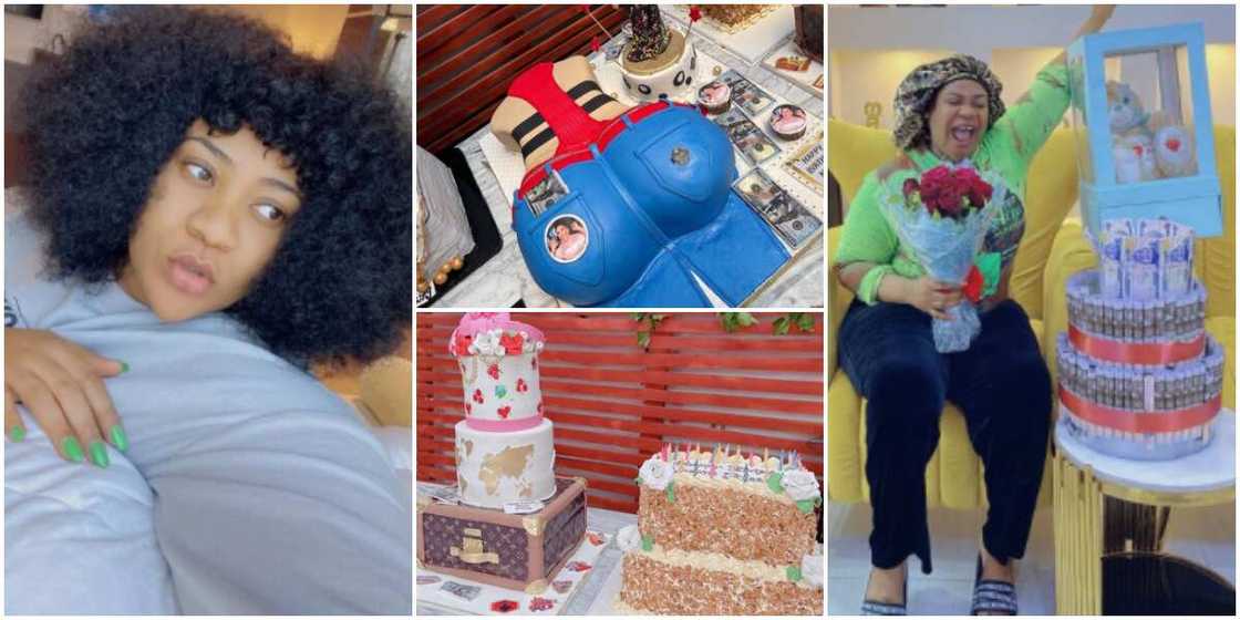 8 beautiful cakes actress Nkechi Blessing got for her 32nd birthday 8 beautiful cakes actress Nkechi Blessing got for her 32nd birthday