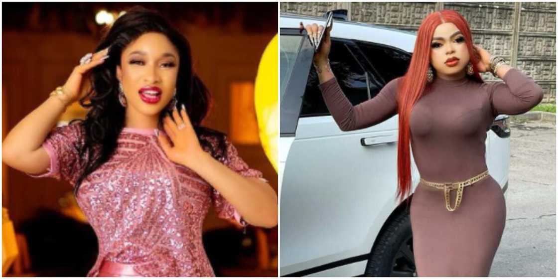 Tonto Dikeh and Bobrisky