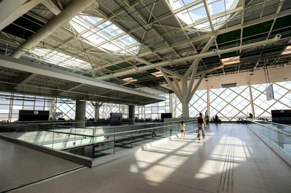 The dream is that this new terminal building will soon be buzzing The dream is that this new terminal building will soon be buzzing