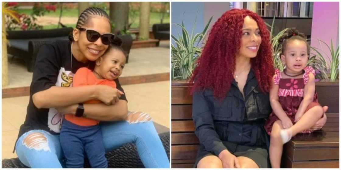 BBNaija star Tboss showers daughter with sweet words