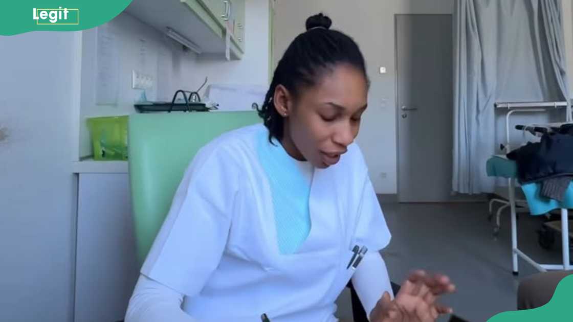 A Nigerian nurse on duty