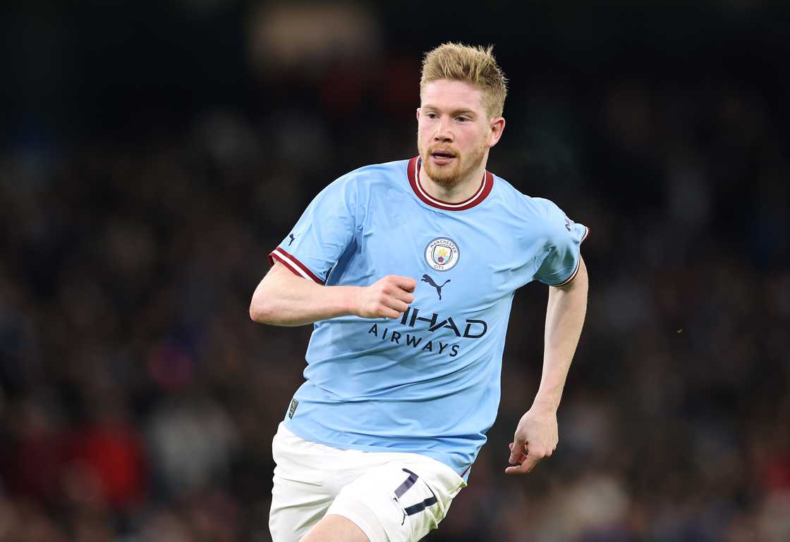 Kevin De Bruyne of Manchester City during the Emirates FA Cup Fourth Round match Kevin De Bruyne of Manchester City during the Emirates FA Cup Fourth Round match