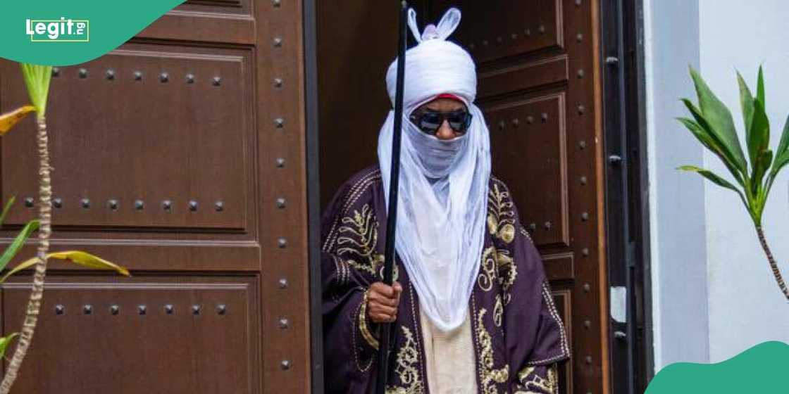 HRH Muhammadu Sanusi II of Kano state in the news after fire gutted his palace HRH Muhammadu Sanusi II of Kano state in the news after fire gutted his palace