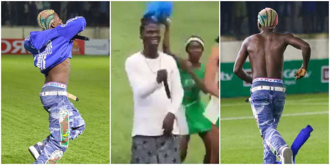 Portable performs at Onikan stadium, Seyi Vibez at Onikan stadium Portable performs at Onikan stadium, Seyi Vibez at Onikan stadium