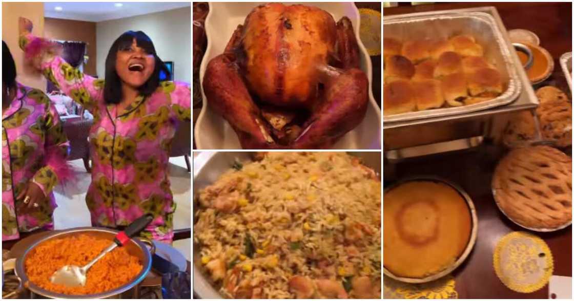 Actress Mercy Aigbe celebrates Thanksgiving.