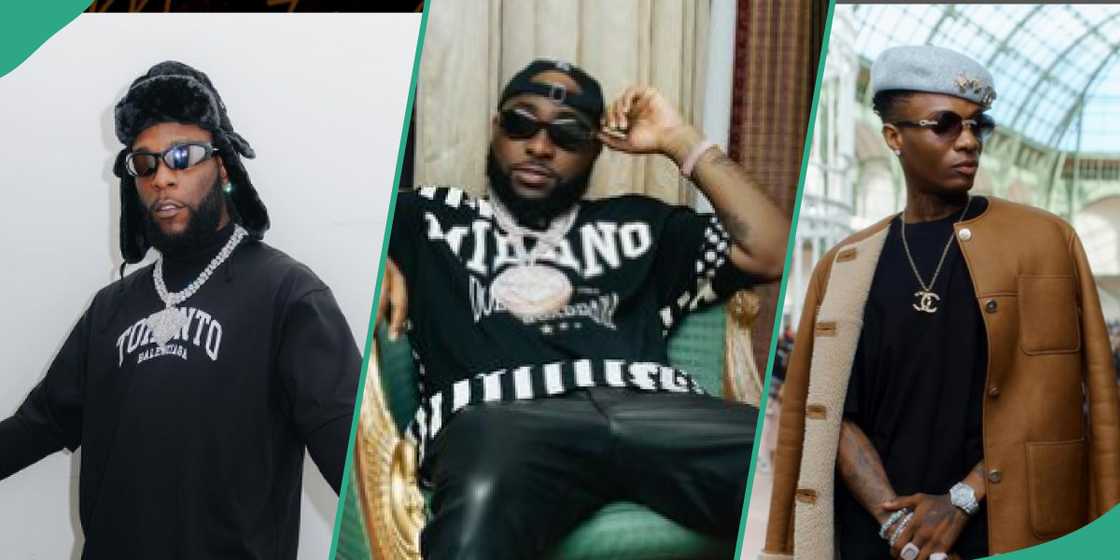 Burna Boy leads Nigerian artistes with Most Billboard Hot 100 hits, Davido on Billboard, Wizkid on Billboard