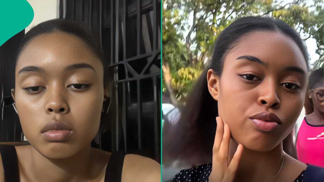 A young Nigerian lady has shared a video on social media comparing her appearance as a student and after graduation A young Nigerian lady has shared a video on social media comparing her appearance as a student and after graduation