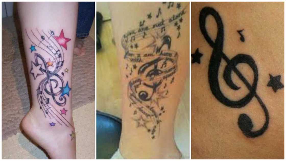women's music tattoo women's music tattoo