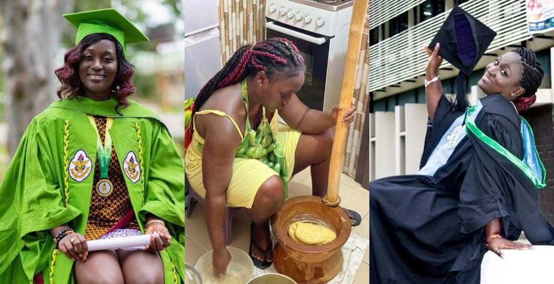 Brilliant lady with a master's degree who sells food for a living goes viral Brilliant lady with a master's degree who sells food for a living goes viral