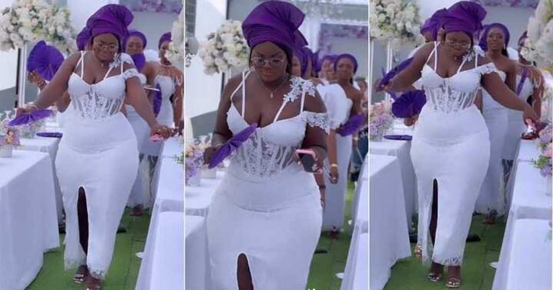 Chubby lady dances at wedding Chubby lady dances at wedding