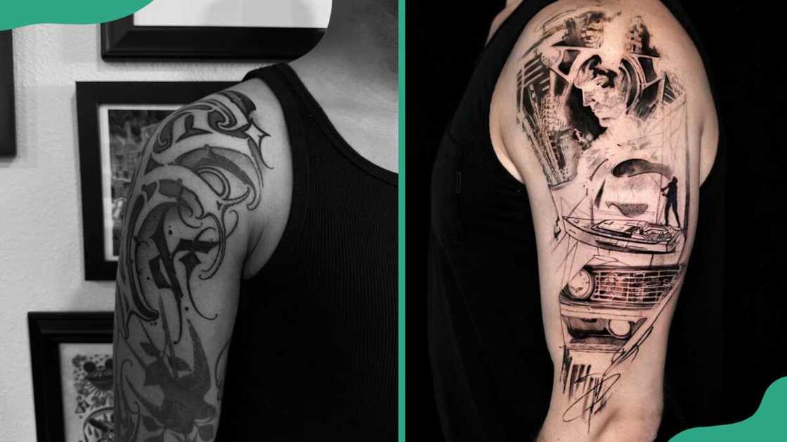 Abstract half-sleeve tattoos Abstract half-sleeve tattoos