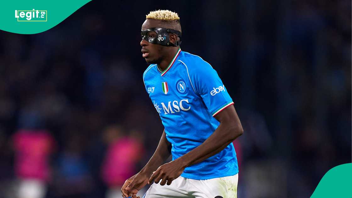 Victor Osimhen, Napoli, Barcelona, Estadio Diego Armando Maradona, Naples, UEFA Champions League. Victor Osimhen, Napoli, Barcelona, Estadio Diego Armando Maradona, Naples, UEFA Champions League.