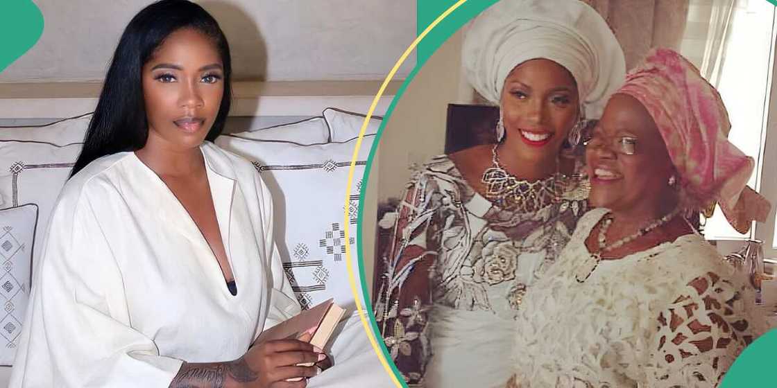 Tiwa Savage's mum comment about her debut movie. Tiwa Savage's mum comment about her debut movie.