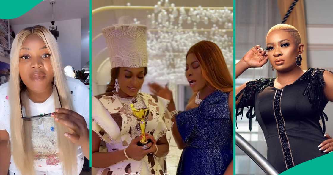 Rita Edochie shares video of May Edochie's elder sister. Rita Edochie shares video of May Edochie's elder sister.
