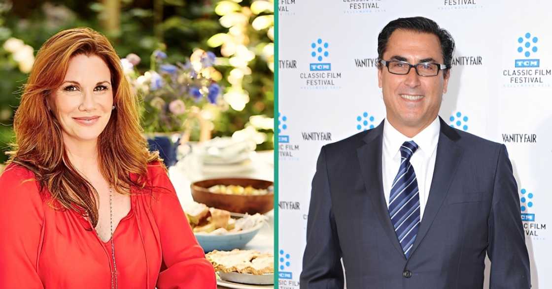 Melissa Gilbert pictured in a campaign portrait (L). Frank Capra III attended the opening night gala of A Star Is Born premiere in 2010 (R).