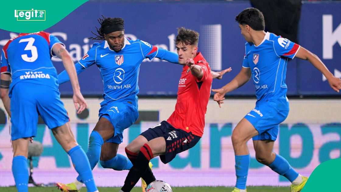 Ademola Lookman, Atletico Madrid, Osasuna, La Liga, Football, Europe.