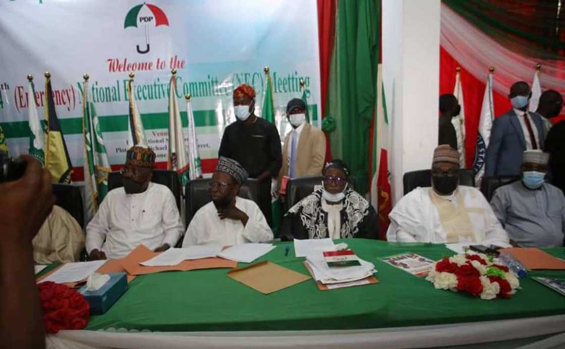 PDP NEC Meets in Abuja PDP NEC Meets in Abuja