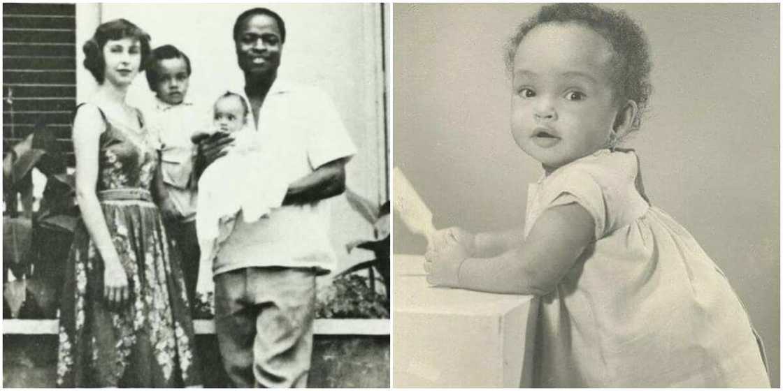 No wonder she's so pretty: Nigerians gush over throwback photo of singer Sade Adu with her brother and parents