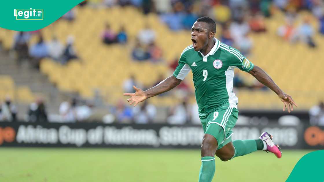 Emmanuel Emenike won the AFCON title in 2013 Emmanuel Emenike won the AFCON title in 2013