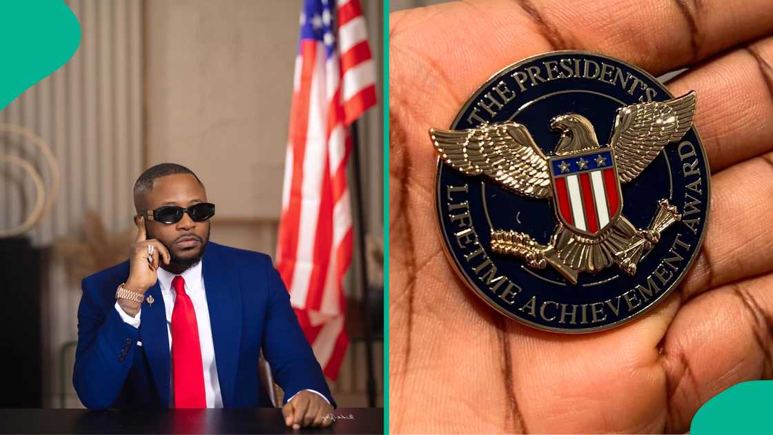 Tunde Ednut becomes US citizen, bags president's lifetime achievement award. Tunde Ednut becomes US citizen, bags president's lifetime achievement award.