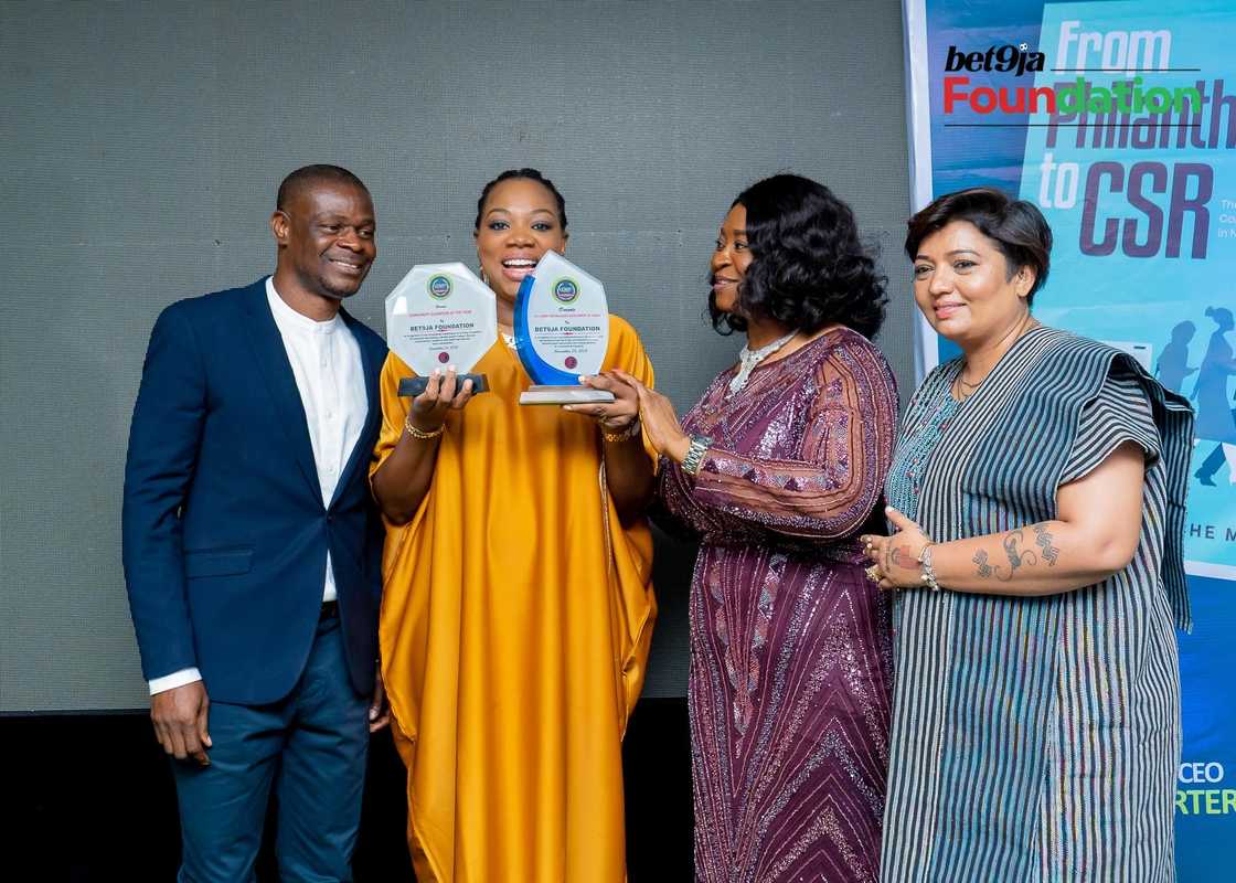 Double Triumph for Bet9ja Foundation at CSR Reporters Awards Night Double Triumph for Bet9ja Foundation at CSR Reporters Awards Night