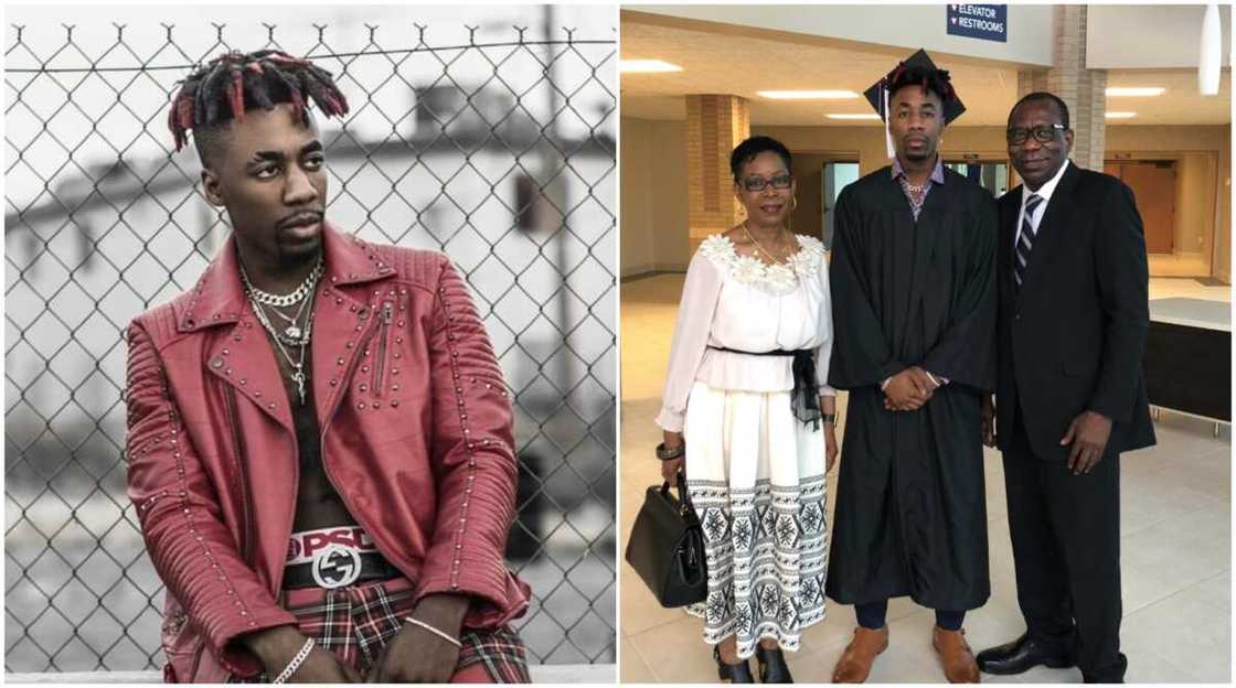 Canadian Rapper Dax Honours His Igbo Parents Who Made Big Sacrifices for Him, Shares Throwback Photo Canadian Rapper Dax Honours His Igbo Parents Who Made Big Sacrifices for Him, Shares Throwback Photo