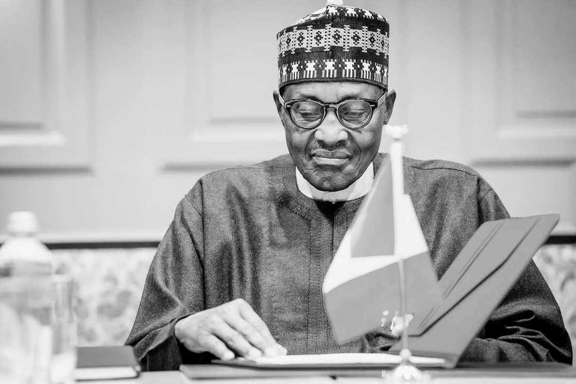 Shugaban ƙasa, Muhammadu Buhari. Shugaban ƙasa, Muhammadu Buhari.