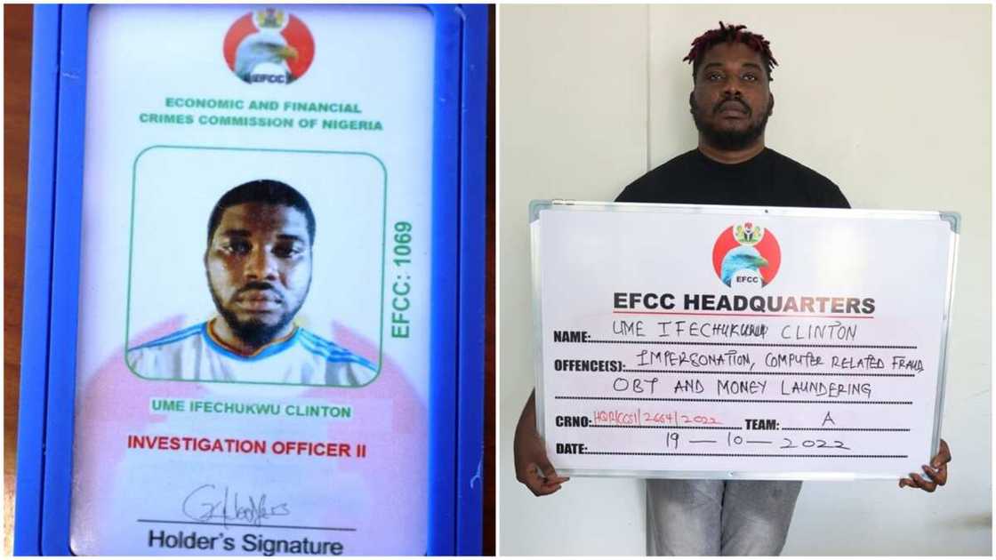 Fake EFCC operative/Ume Ifechukwu Clinton/Axelle Mahieu/ Belgian