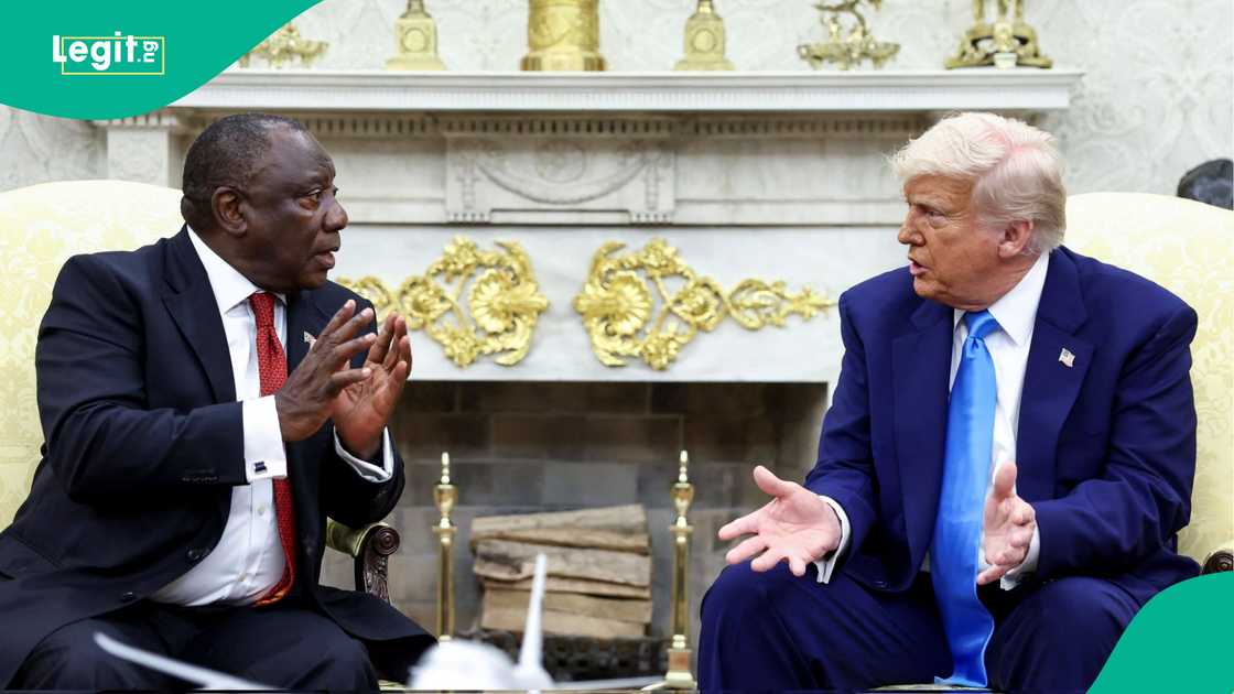 How Donald Trump confronted South African President with 'white persecution' claims/Donald Trump and Cyril Ramaphosa How Donald Trump confronted South African President with 'white persecution' claims/Donald Trump and Cyril Ramaphosa