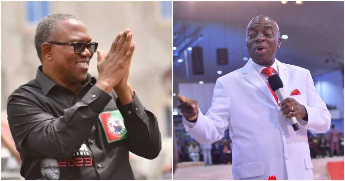 Bishop David Olaniyi Oyedepo, Peter Obi Bishop David Olaniyi Oyedepo, Peter Obi