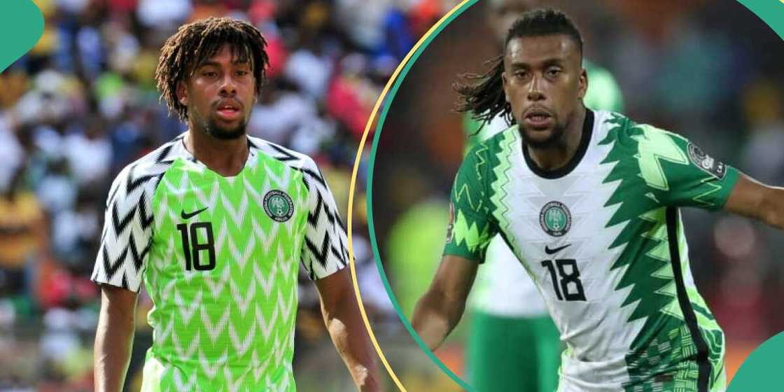 Alex Iwobi's black pant trends