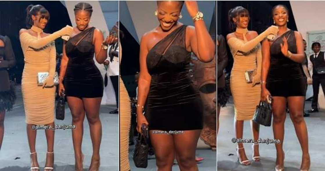 Hilda Baci rocks luxury outfit to a party Hilda Baci rocks luxury outfit to a party