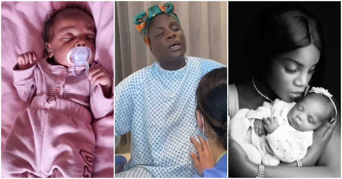 Nigerian singer Seyi Shay and her baby Nigerian singer Seyi Shay and her baby