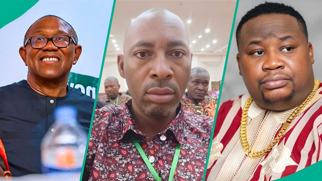 Political and celebrity drama unfolds as Cubana Chief Priest dumps Peter Obi. Political and celebrity drama unfolds as Cubana Chief Priest dumps Peter Obi.