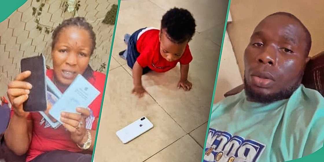 Nigerian man buys iPhone for sister's baby Nigerian man buys iPhone for sister's baby