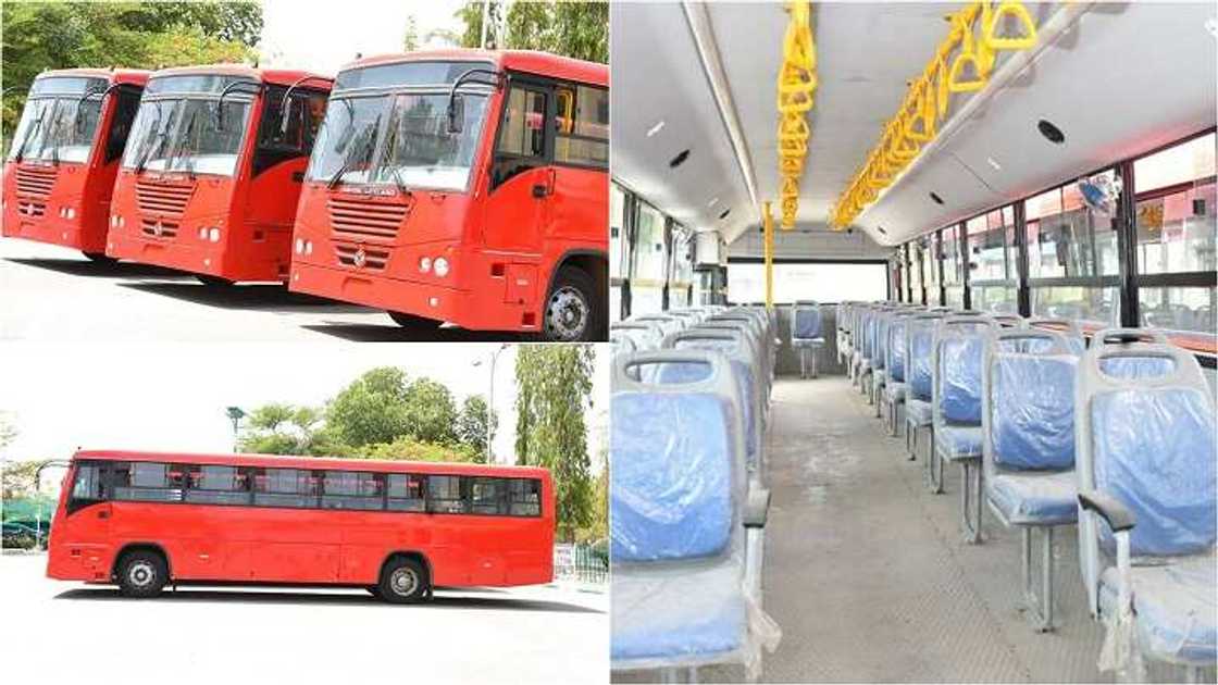 Gwamna Ganduje ya kaddamar da manyan motocin sufuri guda 100 a Kano (Hotuna) Gwamna Ganduje ya kaddamar da manyan motocin sufuri guda 100 a Kano (Hotuna)