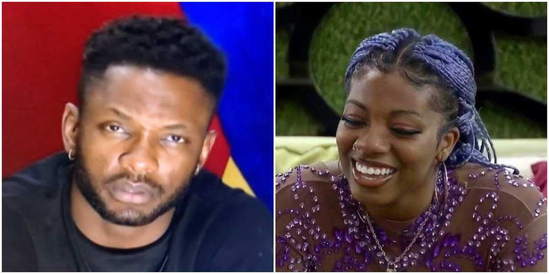 BBNaija: Cross and Angel.