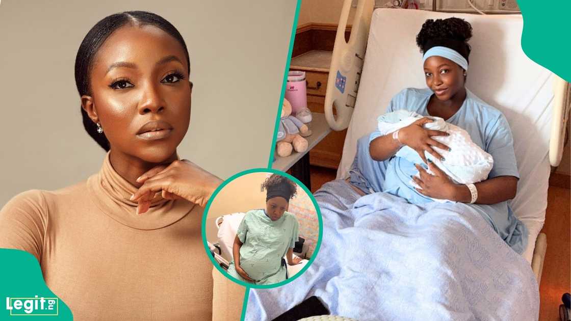 Ini Dima-Okojie opens up about carrying her baby while dealing with multiple fibroids Ini Dima-Okojie opens up about carrying her baby while dealing with multiple fibroids