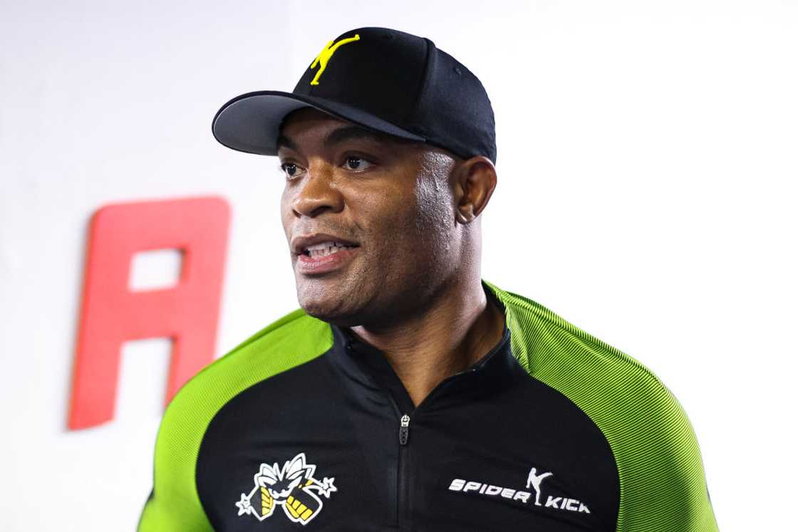 UFC Middleweight fighter Anderson Silva at Escola de Boxe Cesario Bezerra
